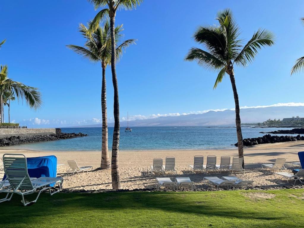 Ferienhaus Mauna Lani Palm D-2 Corner Unit Historic View