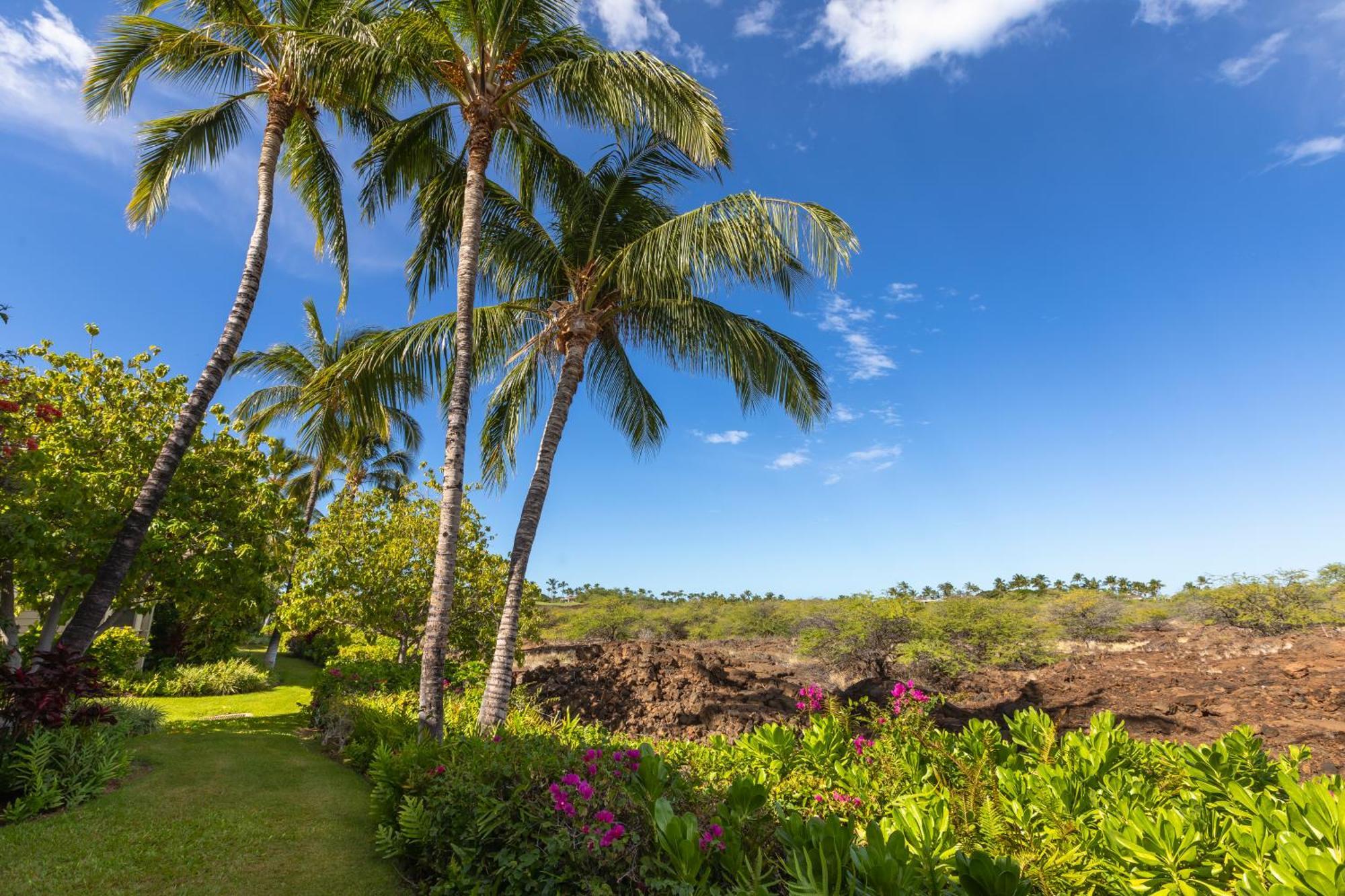 Ferienhaus Mauna Lani Palm D-2 Corner Unit Historic View *
